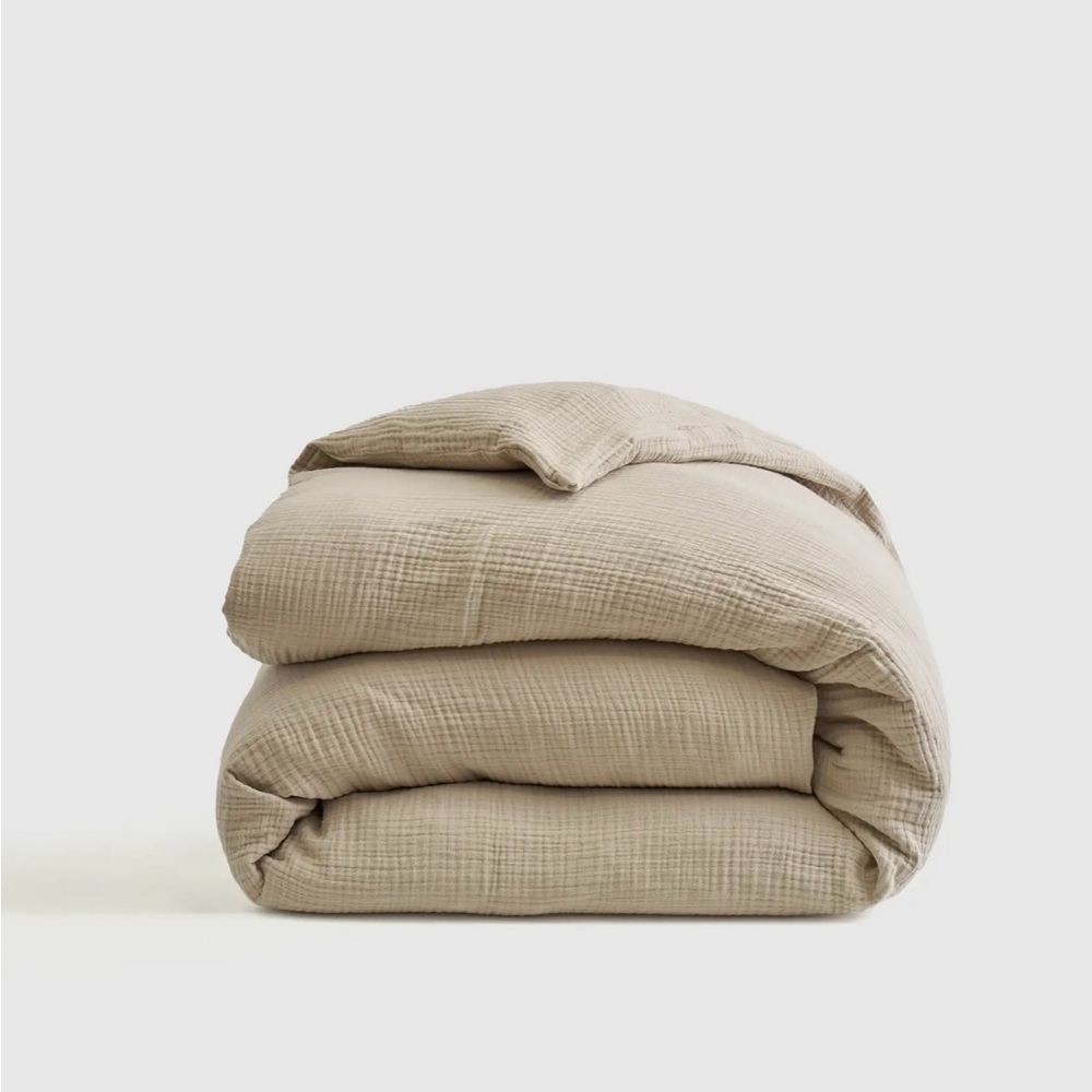 NEW! Quince Organic Airy Gauze Duvet Cover